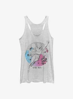 Marvel Captain Cosmic Cityscape Womens Tank Top