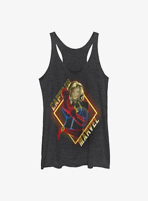 Marvel Captain Glow Womens Tank Top