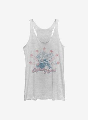 Marvel Captain Retro Cap Womens Tank Top