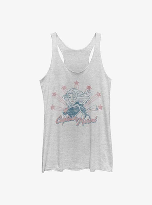 Marvel Captain Retro Cap Womens Tank Top