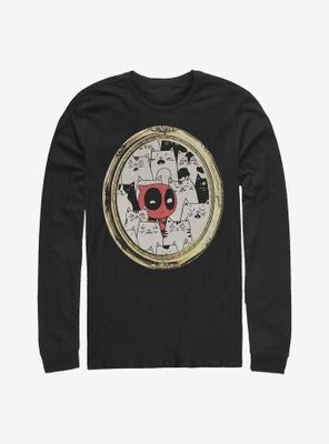 Marvel Deadpool Cats Rule Long-Sleeve T-Shirt