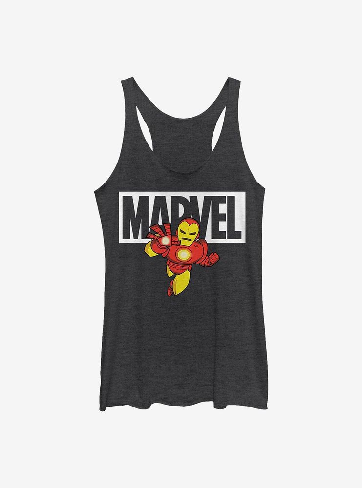 Marvel Iron Man Brick Womens Tank Top