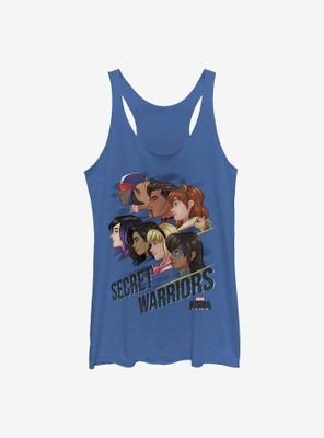 Marvel Silhouette Squad Womens Tank Top