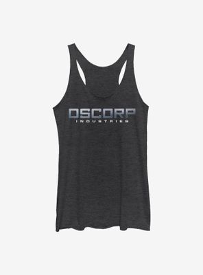 Marvel Spider-Man Oscorp Logo Womens Tank Top