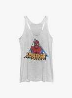 Marvel Spider-Man Triangle Womens Tank Top