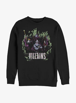 Disney Villains Children Of Mayhem Crew Sweatshirt