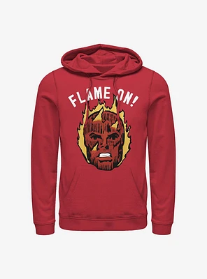 Marvel Fantastic Four Flame On Hoodie
