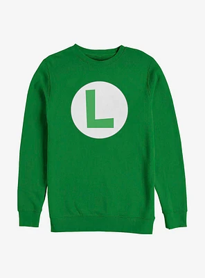 Nintendo Mario Luigi Icon Crew Sweatshirt
