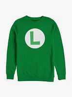 Nintendo Mario Luigi Icon Crew Sweatshirt