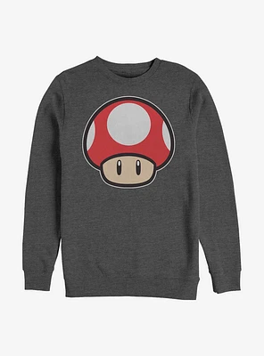 Nintendo Mario Power Up Crew Fleece Sweatshirt