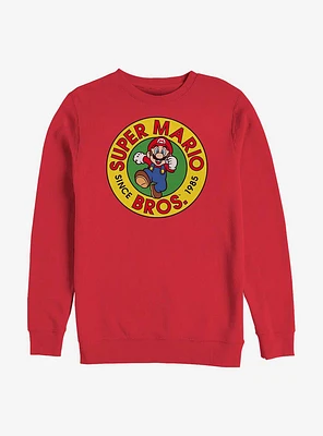 Nintendo Mario Since 1985 Crew Sweatshirt