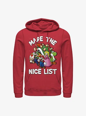 Nintendo Mario Nice List Hoodie