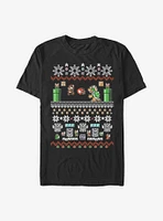 Nintendo Mario Bit Ugly Holiday T-Shirt