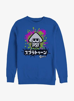 Nintendo Splatoon Inkling Crew Sweatshirt