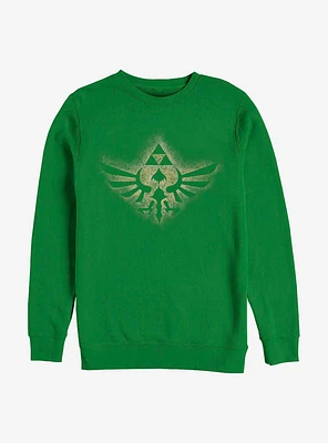 Nintendo Zelda Soaring Triforce Crew Sweatshirt