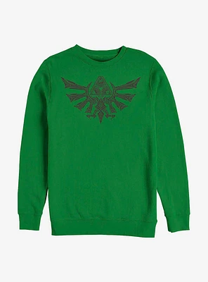 Nintendo Zelda Triforce Crew Sweatshirt