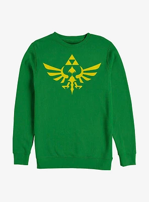 Nintendo Zelda Triumphant Triforce Crew Sweatshirt