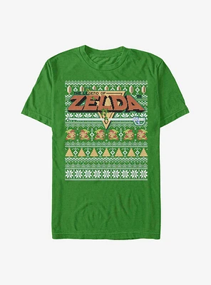 Nintendo Zelda Ugly Holiday Tight Forces T-Shirt