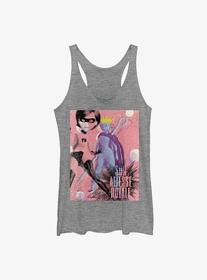 Disney Pixar Halftone Heroes Womens Tank Top