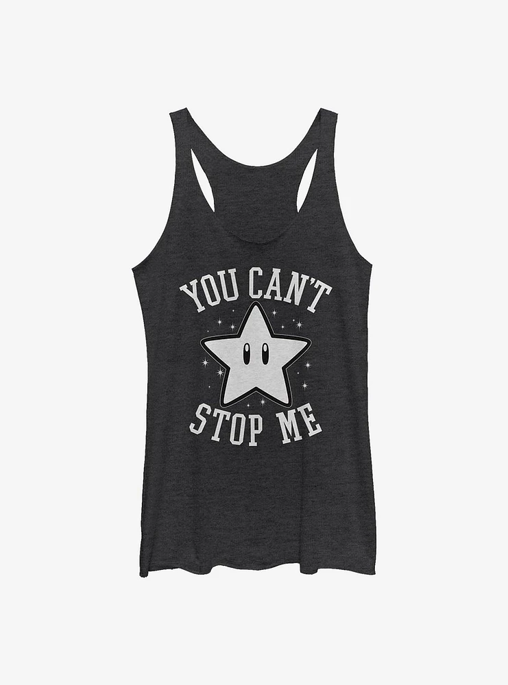 Super Mario Can't Stop Womens Tank Top
