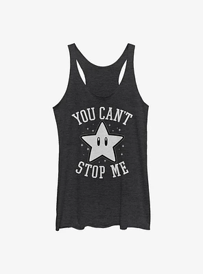Super Mario Can't Stop Womens Tank Top