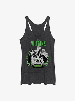 Disney Villains Lockup Womens Tank Top
