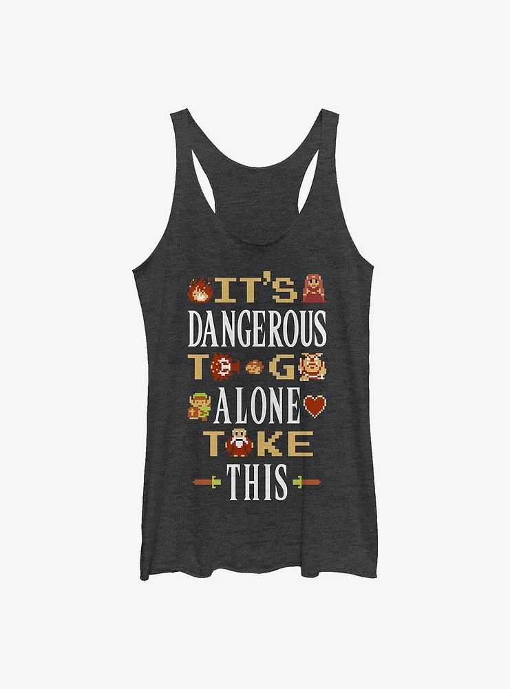 The Legend Of Zelda Go Alone Womens Tank Top