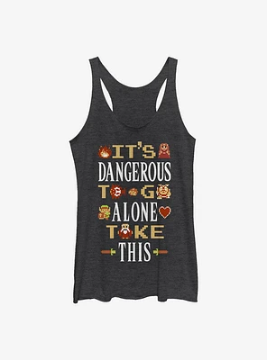 The Legend Of Zelda Go Alone Womens Tank Top