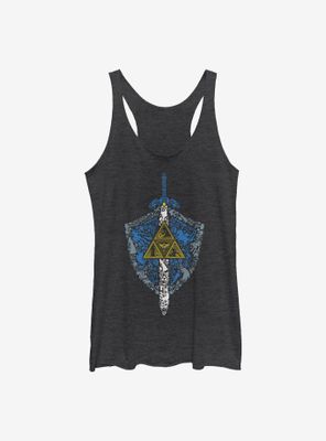 The Legend Of Zelda Iconic Weapon Womens Tank Top