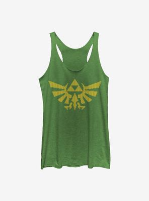 The Legend Of Zelda Ugly Sweater Triforce Womens Tank Top