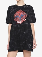 Her Universe Marvel Spider-Man Tie-Dye T-Shirt Dress