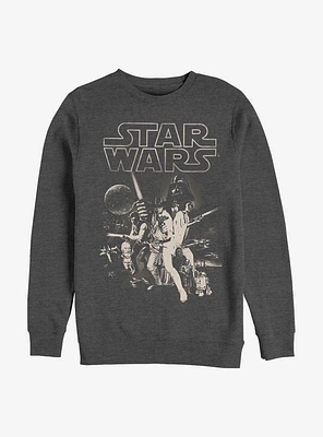 Star Wars Poster Crew Sweatshirt