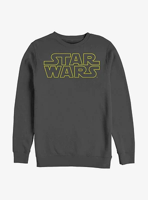 Star Wars Title Outline Crew Sweatshirt