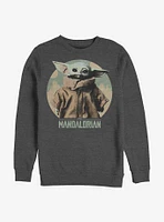 Star Wars The Mandalorian Light Vintage Child Crew Sweatshirt