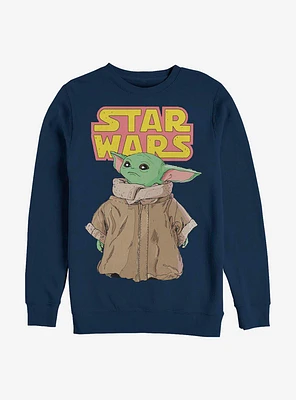 Star Wars The Mandalorian Logo Child Gaze Sweatshirt