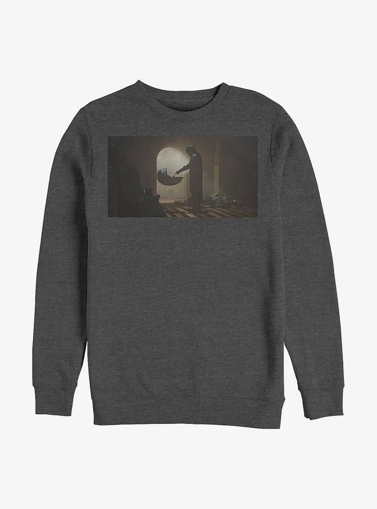 Star Wars The Mandalorian Simple Scene Crew Sweatshirt