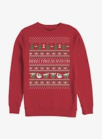 Star Wars The Mandalorian Child Ugly Sweater Crew Sweatshirt