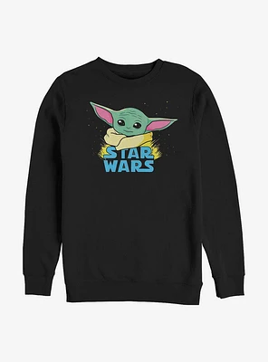 Star Wars The Mandalorian Child Profile Crew Sweatshirt
