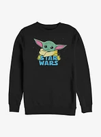 Star Wars The Mandalorian Child Profile Crew Sweatshirt