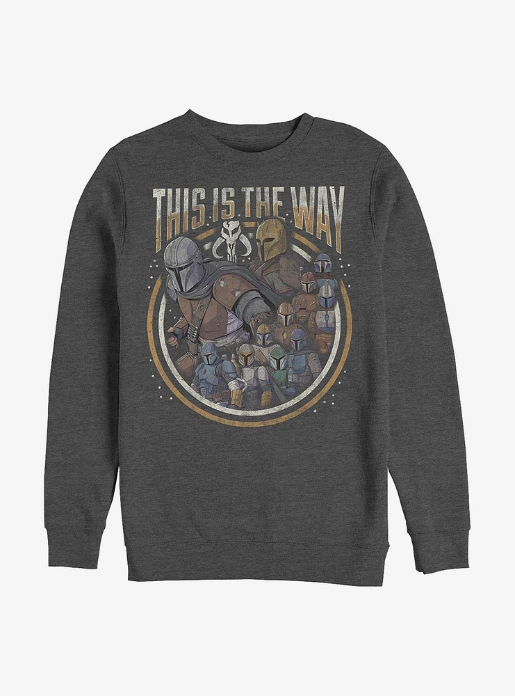 Star Wars The Mandalorian This Is Way Group Crew Sweatshirt