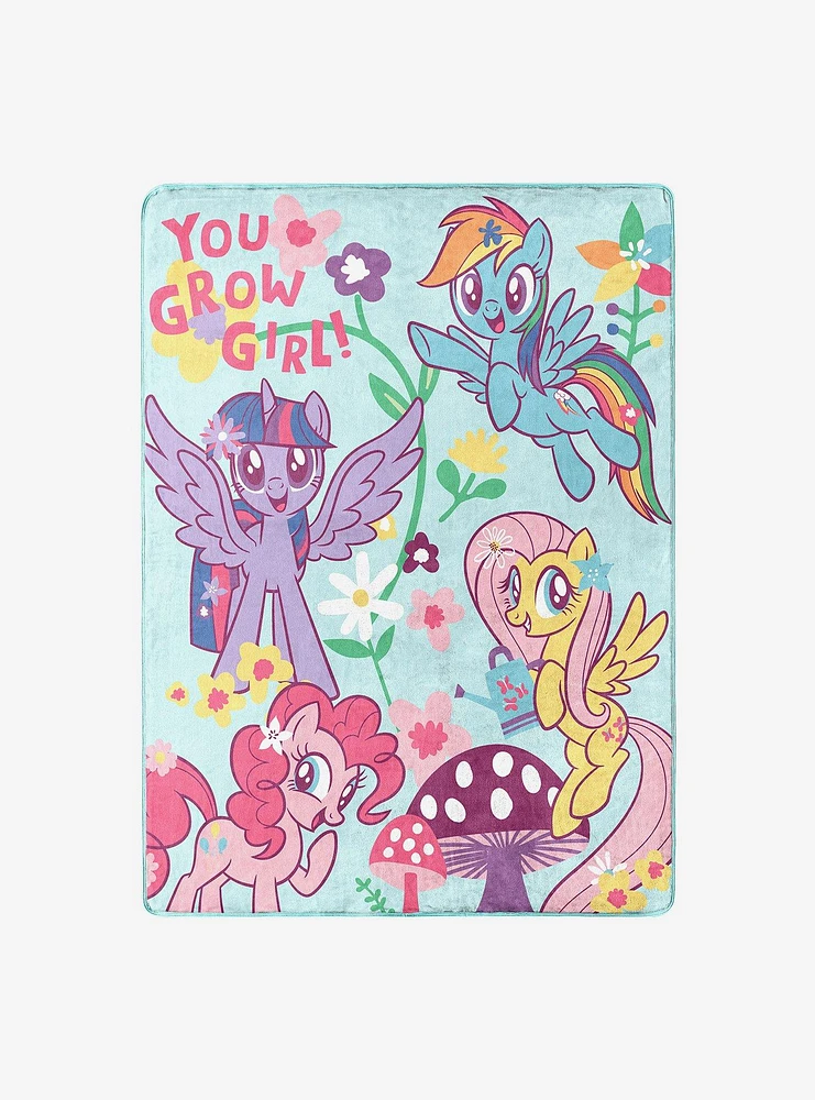 My Little Pony You Grow Girl Silk Touch Throw