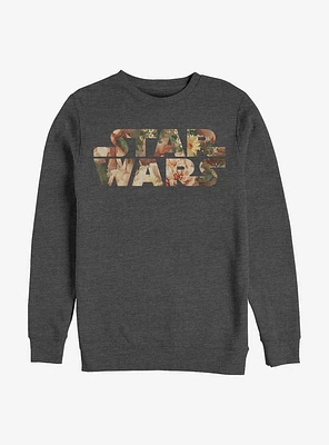 Star Wars Floral Logo Crew Sweatshirt