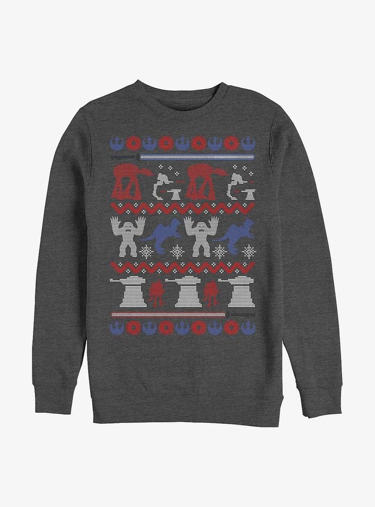 Star Wars Hoth Ugly Holiday Crew Sweatshirt