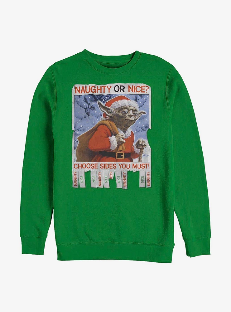 Star Wars Naughty Or Nice Crew Sweatshirt