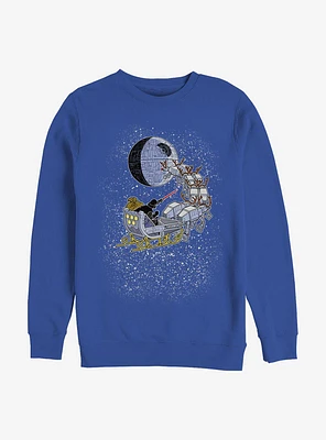 Star Wars Vader Through The Snow Crew Sweatshirt