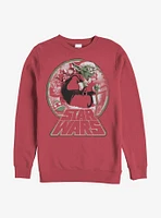 Star Wars Yoda Bringing Joy Crew Sweatshirt