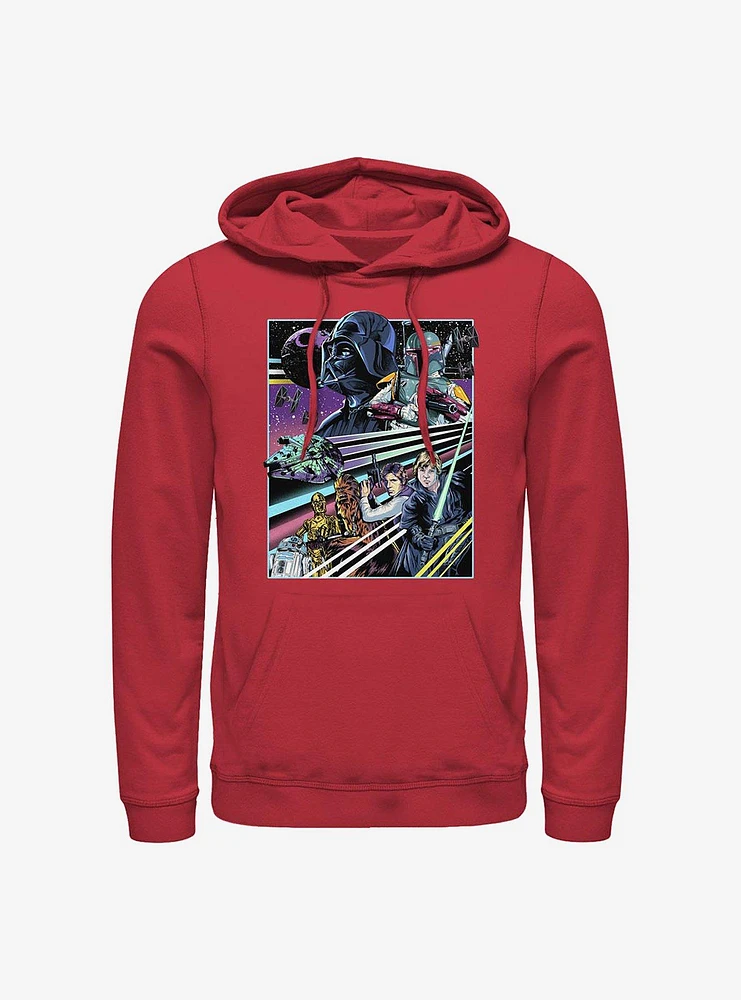 Star Wars Rebellion Poster Hoodie