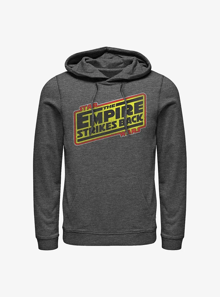 Star Wars The Emperor Strikes Back Title Hoodie