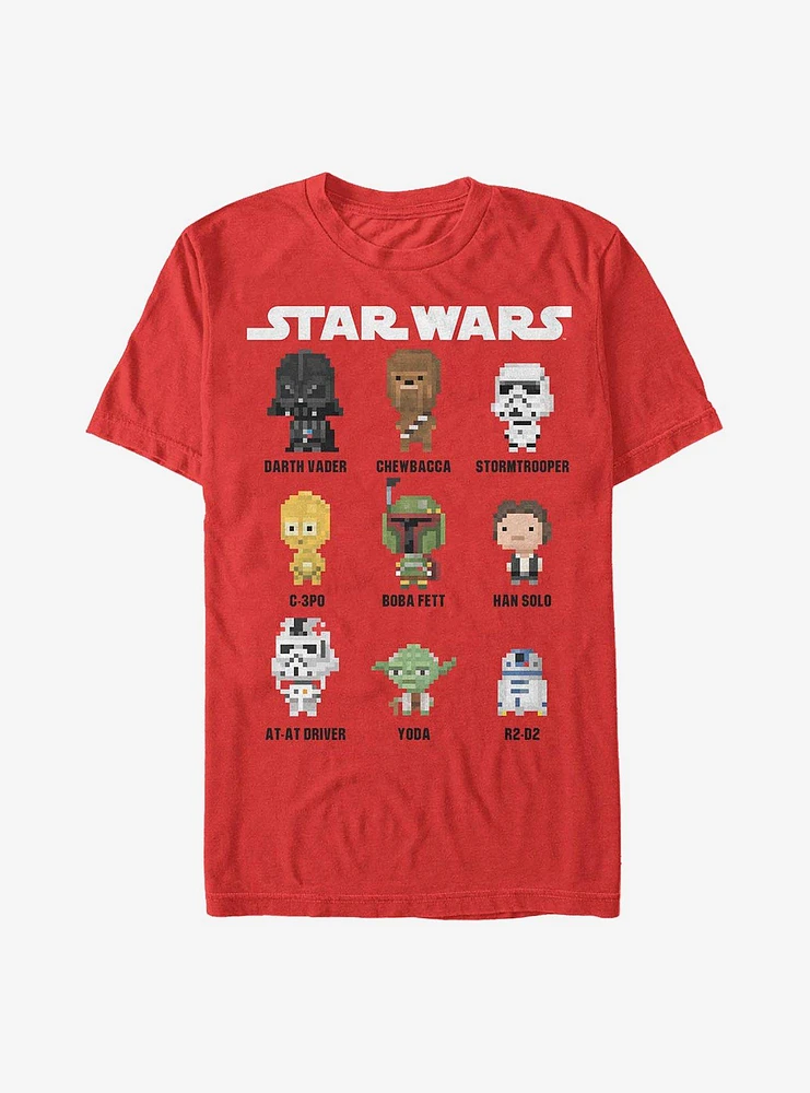 Star Wars Block Characters T-Shirt