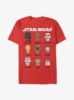 Star Wars Block Characters T-Shirt
